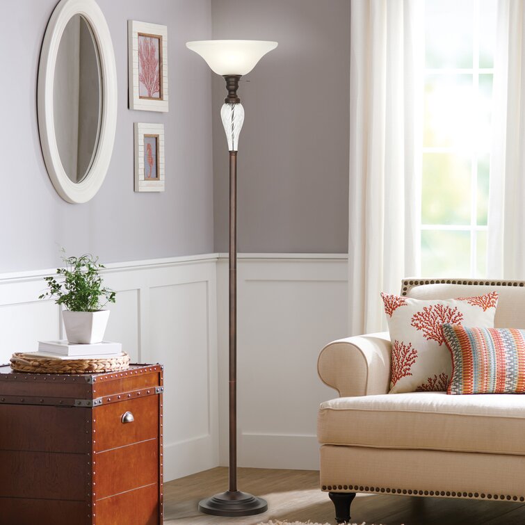 Wayfair torchiere store floor lamps